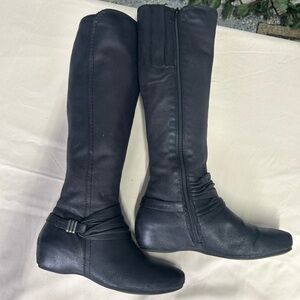 BareTraps Black Over the Knee Boots